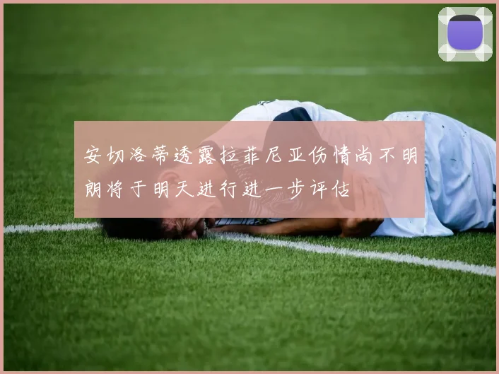 安切洛蒂透露拉菲尼亚伤情尚不明朗将于明天进行进一步评估