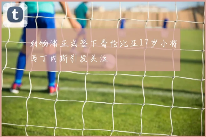 利物浦正式签下哥伦比亚17岁小将马丁内斯引发关注